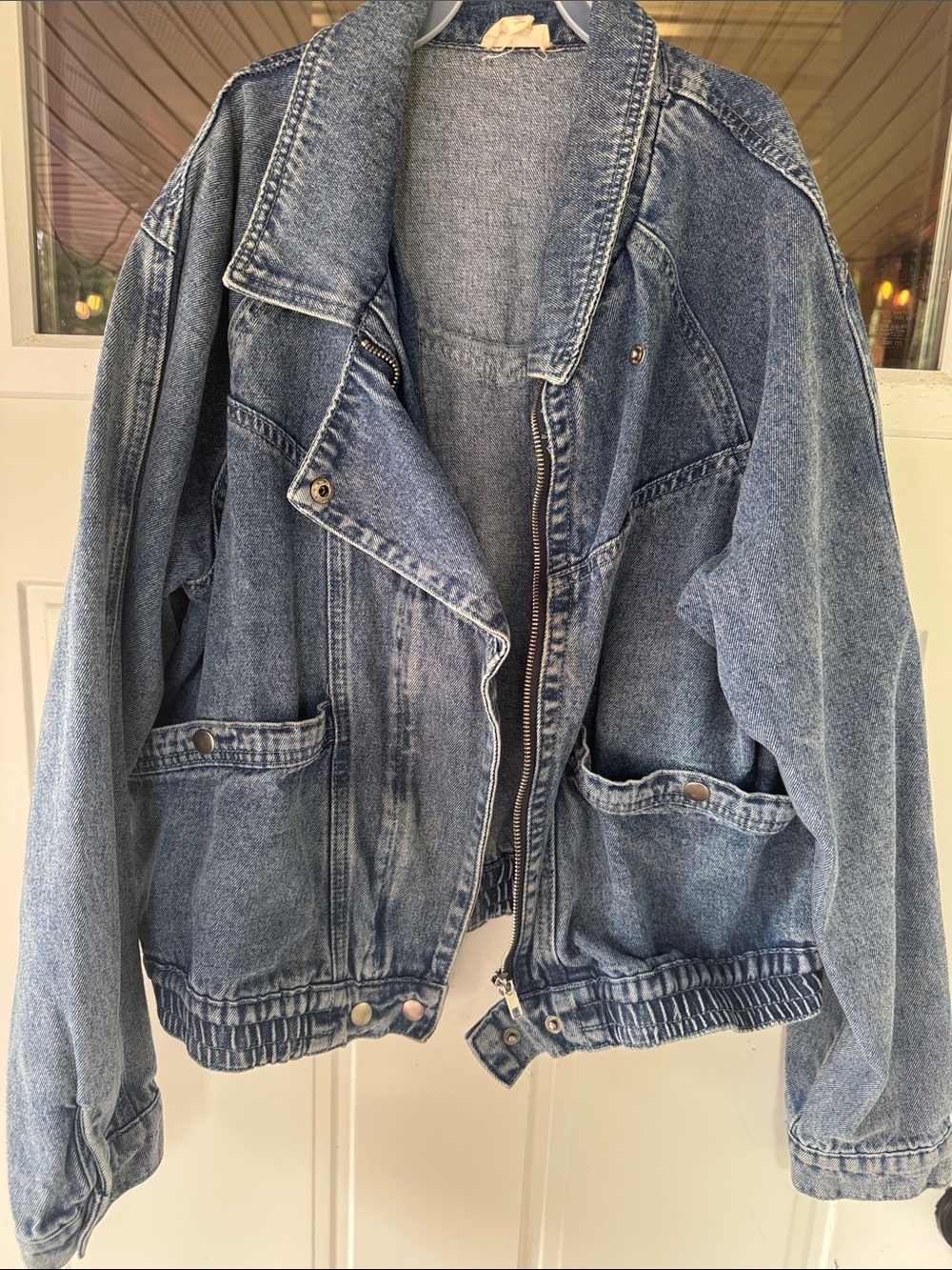 Hem & Thread Light Blue Oversized Jean Jacket